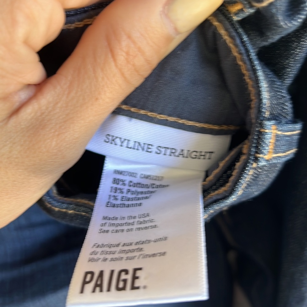 Paige straight leg jeans - Picture 4 of 5
